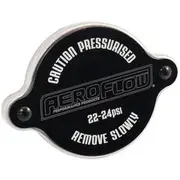 Aeroflow Radiator Cap 42mm Black 23 Psi1.58 Bar 158 Kpa Large S/S - AF64-5045BLK