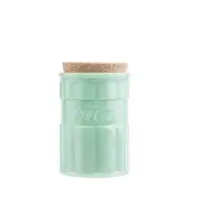 TableCraft Coca-Cola Jadeite 28oz Canister with Lid
