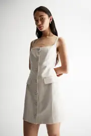 Mala Dress Ecru Size 6 | Elka Collective
