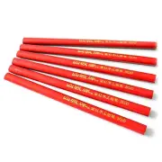 12Pcs Pencils 175mm Carpenters Construction Marking Pencil Tool Protable