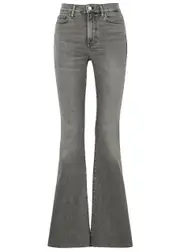 Frame Le High Flared-leg Jeans - Grey - 30 (W30 / UK12 / M) 30 (W30 / UK12 / M)