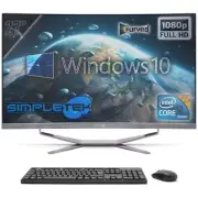 All IN One 27 " Curved I3 RAM 16gb SSD 120gb Windows 10 Pro PC Aio PC Fixed _