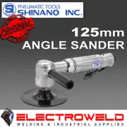 SHINANO Pneumatic Air Sander 5" 125mm Disc Angle Head Side Handle, SI-2026