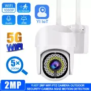 YI IoT 2MP PTZ Wireless Outdoor Dual-Band WIFI Security Camera Motion Detection