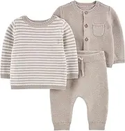 [Simple Joys by Carter's] unisex-baby 3-piece Sweater Set
