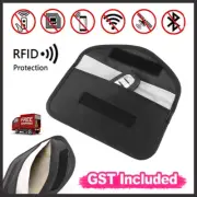 Car Key Signal Blocker Case For Faraday Cage Fob Pouch Keyless RFID Blocking Bag