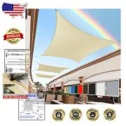 Durable 10' x 20' Rectangle Sun Shade Sail - 95% UV Blockage & Easy Installation