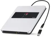 External CD Drive for Mac USB C SuperDrive for Apple, Portable DVD Drive Play...