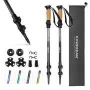 Walking Stick - Adjustable Hiking Poles 7075 Aluminum Trekking Poles with Qui...