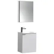 Fresca Valencia 20" Wood Wall Hung Bathroom Vanity in Glossy White