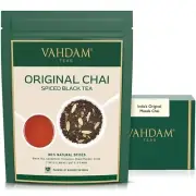 VAHDAM Original Masala Chai Tea Loose Leaf Blend Of Black Tea, Cinnamon 100g