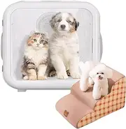 Ultra Quiet 45dB Pet Dryer Box for Cats & Dogs - Low Noise Blower,for Small/Large Breeds