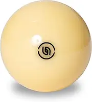 Aramith Tournament Pool Cue Ball 2 1/4" with Black Logo