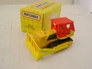 1993 MATCHBOX SUPERFAST #64 CATERPILLAR BULLDOZER RED TOP NEW IN BOX