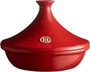 Emile Henry 32cm Burgundy Tagine Flame Ceramic Oven & Stovetop Safe