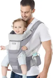 Flip Carrier - Ergonomic, Convertible, Face-In and Face-Out, Front and Back Carr