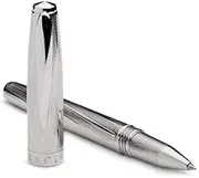 ARCIS The Leeuwin Rollerball Pen, 925 Sterling Silver, with 2 Ink Refills - Luxury Pen for Journaling, Note Taking, Writing - Weighted Professional Pens - Premium Executive Pens