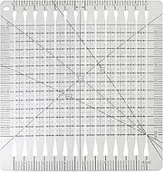 XGNG Quilt Cutting Ruler, 5 in 1 Quilt Cutting Ruler, Charming Shape Cut Quilting Ruler and Template