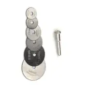 6Pcs Mini HSS Circular Saw Disc Blade Rotary Cutter Plate For Metal Cut Tool Set