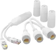 Ethernet Cable Splitter, Network Splitter Device, Waterproof Ethernet Splitter, Sturdy Lan Splitter, Stable PoE Extender, Ethernet Splitter for Home, Outdoor Network Splitter, PoE Ethernet Device,