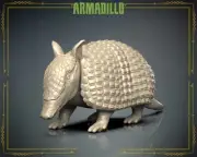 Armadillo | Animal 3 | 3dIPStudios | D&D Roleplaying Miniature 32mm