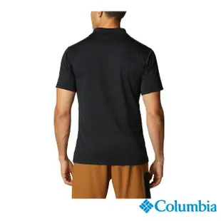 【Columbia 哥倫比亞 官方旗艦】男款-Omni-Shade UPF30涼感快排Polo衫-黑色(UAE60820BK / 2022年春夏商品)
