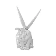 Hood Ornament Flying Pig Chrome Metal for Freightliner Peterbilt Kenworth