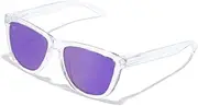 [Hawkers] unisex adult DIAMOND BLACK/SKY Sunglasses, DIAMOND BLACK SKY, 50 US