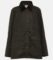 [Toteme] Toteme Country coated cotton jacket AU 12 green