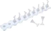 1 Nail Painting Stand Kit Brushes Gel UV Polish Press Toenails Shelves Sticks False Nail Organiser Glue Applicator Rhinestone Hand Gel Nail Polish Builder Polisher Tip