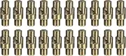 uxcell 20pcs Leather Cord End Clasp 3mm Hole Magnetic Cord End Caps Closures Leather Bracelet Buckle for Jewelry Making DIY Supplies Crafts, Bronze