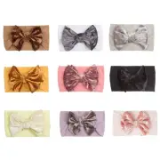 Bow Hair Bands Soft Elastic Headwear for Girl Headbands Head Wraps Hairbands