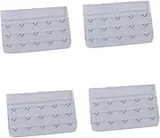 [Ipetboom] 4Pcs Extenders for Women Rows Hooks Elastic Extension Straps Grey for Adjusting Fit and Comfort for Pregnancy Weight Gain