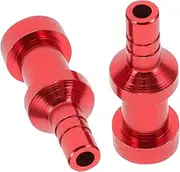 Milisten 2Pcs Aluminum Bike French Air Nozzle Adapter Valve Stems Durable Tubeless Valve Caps for Easy Installation and Reliable Performance Cycling