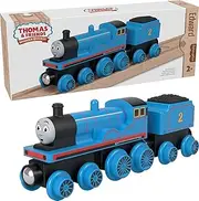 Thomas & Friends Wooden Railway Toy Train Edward Push-Along Wood Engine & Coal Car for Toddlers & Preschool Kids Ages 2+ Years
