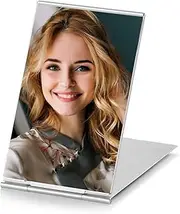 MIRRORNOVA Mirrornova Folding Mirror, Compact Ultra-Slim Small Portable Travel Size Makeup Mirror (Aluminum Shell, 3.3inch)