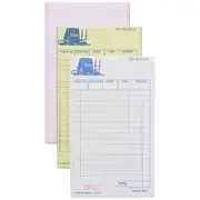 Zions Carbonless Triplicate Restaurant Docket Book