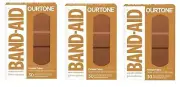 Band-Aid Ourtone Br45 Flexible Fabric Adhesive Bandages 30 Counts X 3 Packs