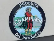 Champlain gasoline Oil RARE vintage Style metal sign reproduction