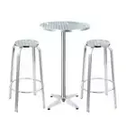 Outdoor Bistro Table And High Chair Set