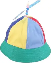 [VALICLUD] Bamboo Dragonfly Rainbow Hat Caps Hat Bucket Hat Top Hat Youth Baseball Hat Hat Newborn Sun Hat Hat Swim Cap Sun Hat Cotton Colorful