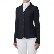 Ovation Ladies Mesh Hybrid 3 Button Show Coat -Black, Navy (Sizes: 4 - 16 Reg)