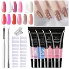 Extend Mold Kit Soak Off UV Nail Extension Gel Nail Brush Nail Builder Glue