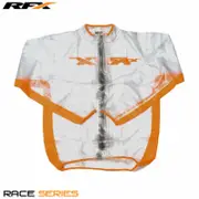 RFX Sport Wet Jacket (Clear/Orange) Size Youth Size L (10-12), transparent for Kids