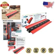 Professional 20-Inch Contour Gauge with 8 Magnets - Easy Shape Tracing Tool