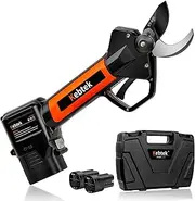 Kebtek Electric Pruning Shears Professional Cordless Pruning Shears for Gardening Battery Operated Pruning Shears with 2 PCS Rechargeable Battery 5000 Cut Single Charge 30mm (1.2") Cutting Diameter (KT930-NEW)