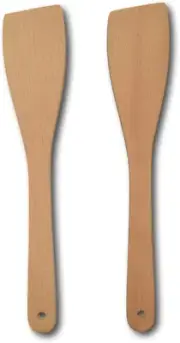 Long Handle Wooden Spatula Set