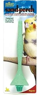 JW Pet Insight Sand Bird Perch Regular, Green, 24cm