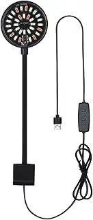 Wyhqgn Aquarium Light Aquarium Light Clip USB Aquarium Plant Lamp for Landscaping Planted Tanks, White Light 7w, as described