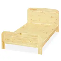 在飛比找momo購物網優惠-【顛覆設計】松木實木3.5尺單人床架(實木床板 單人床)